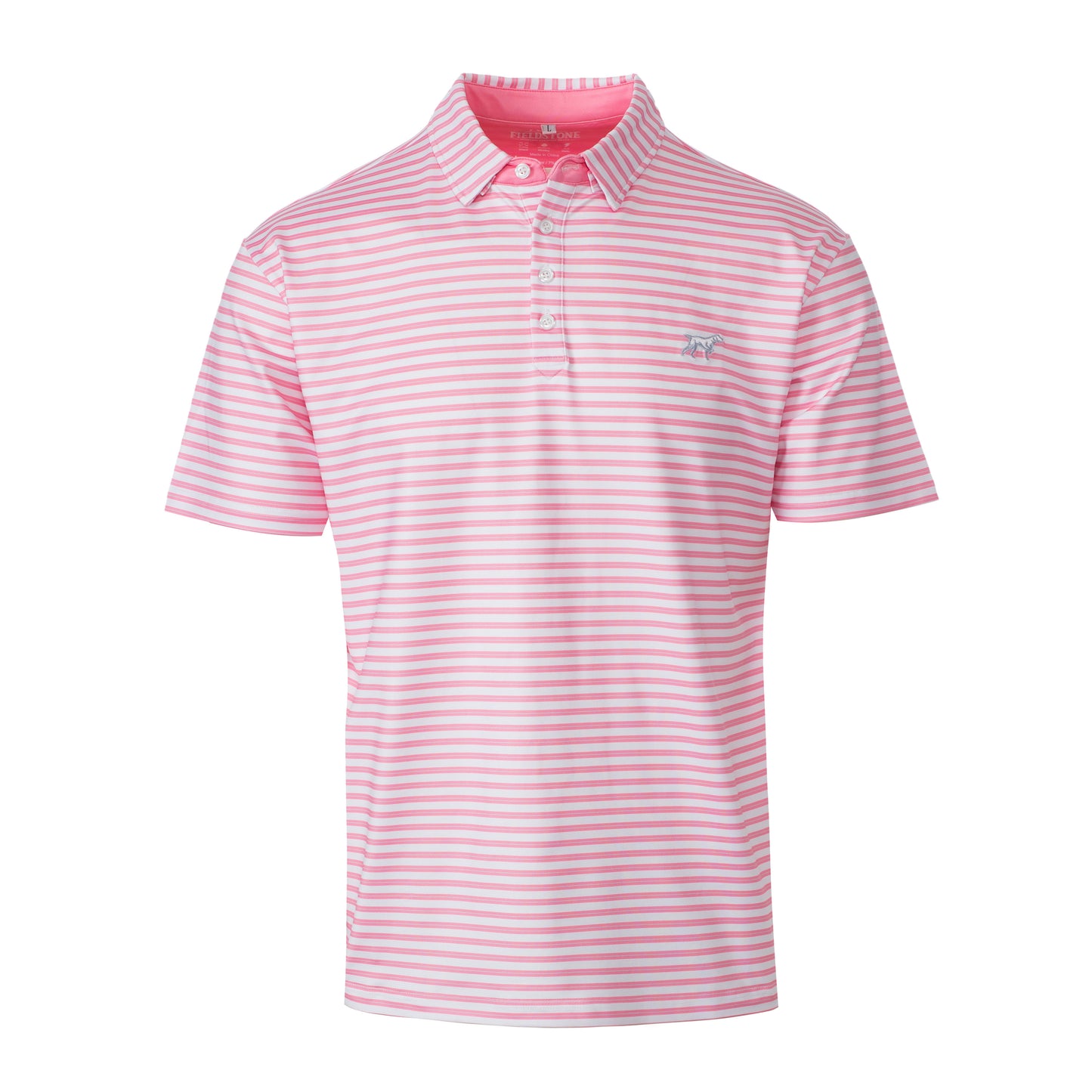 Fieldstone Youth Carlyle Performance Polo pink