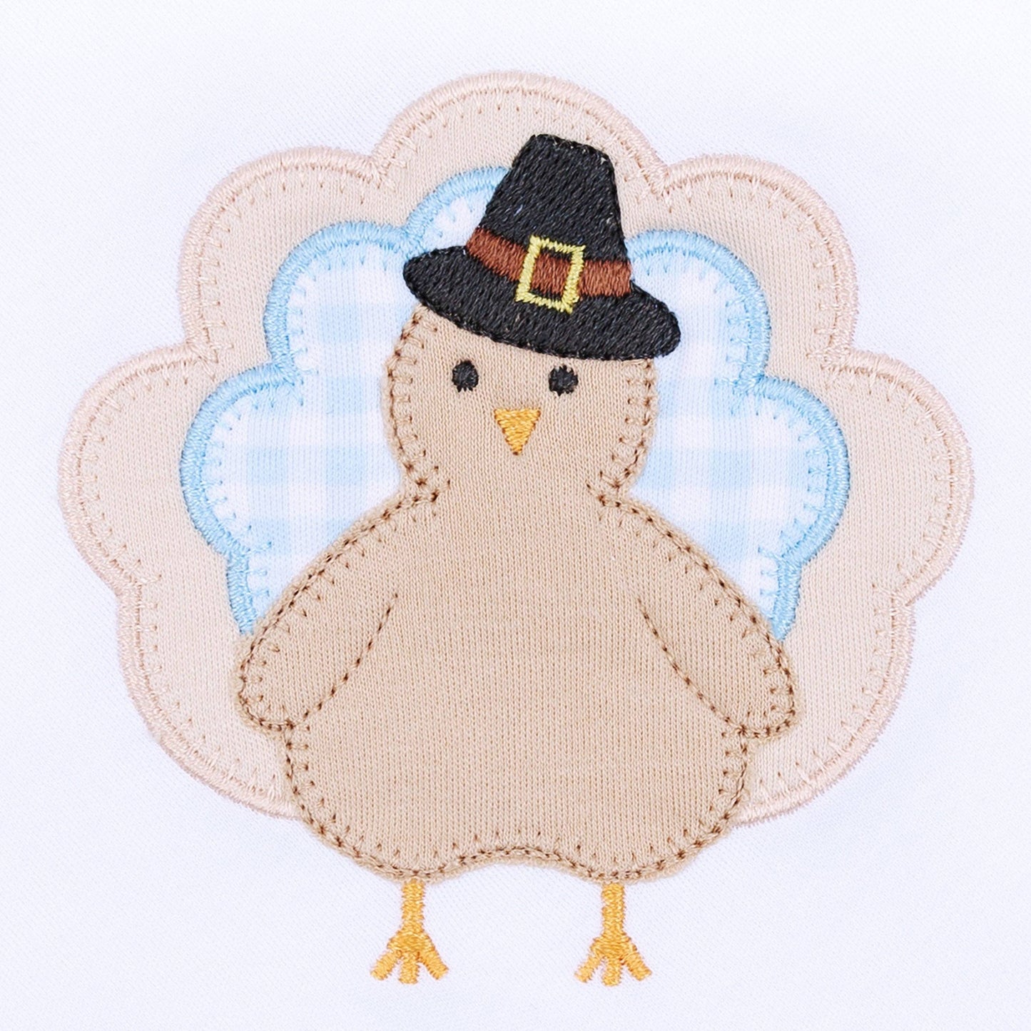 Pilgrim Pals Applique Short Sleeve Bubble