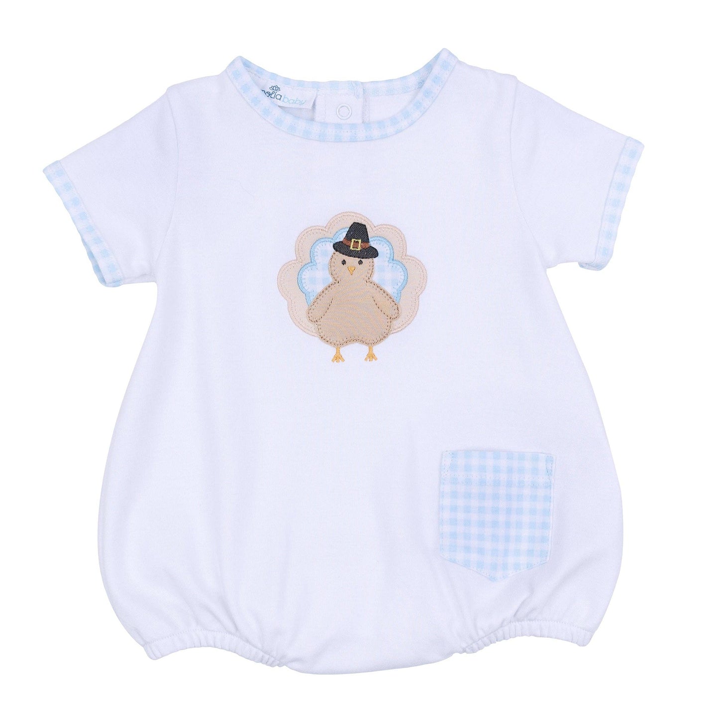 Pilgrim Pals Applique Short Sleeve Bubble