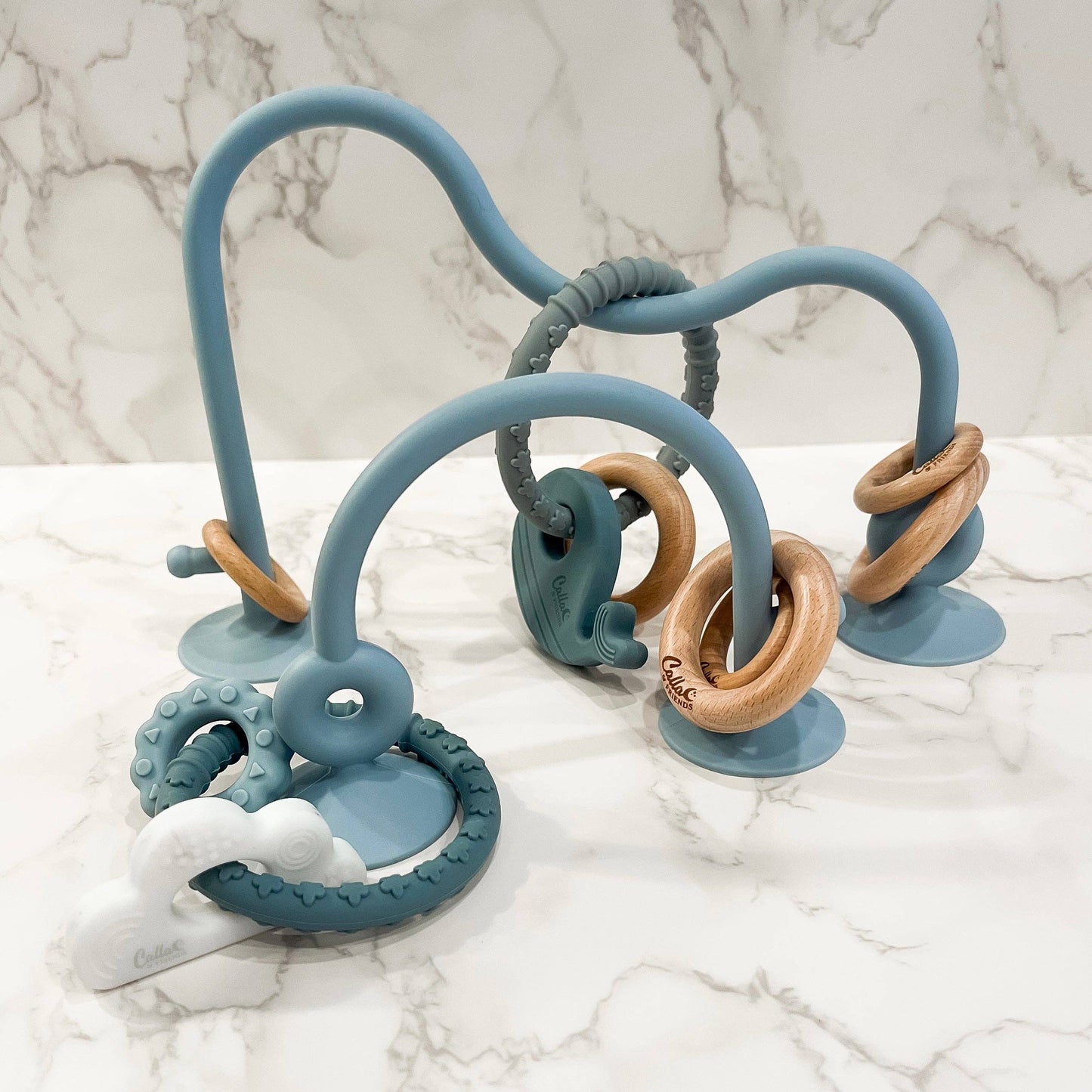 On-the-Go Suction Table Toy: Powder Blue