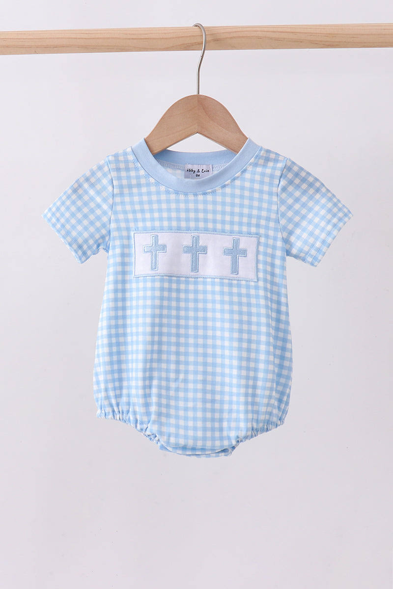 Baby Boys Blue Cross Bubble