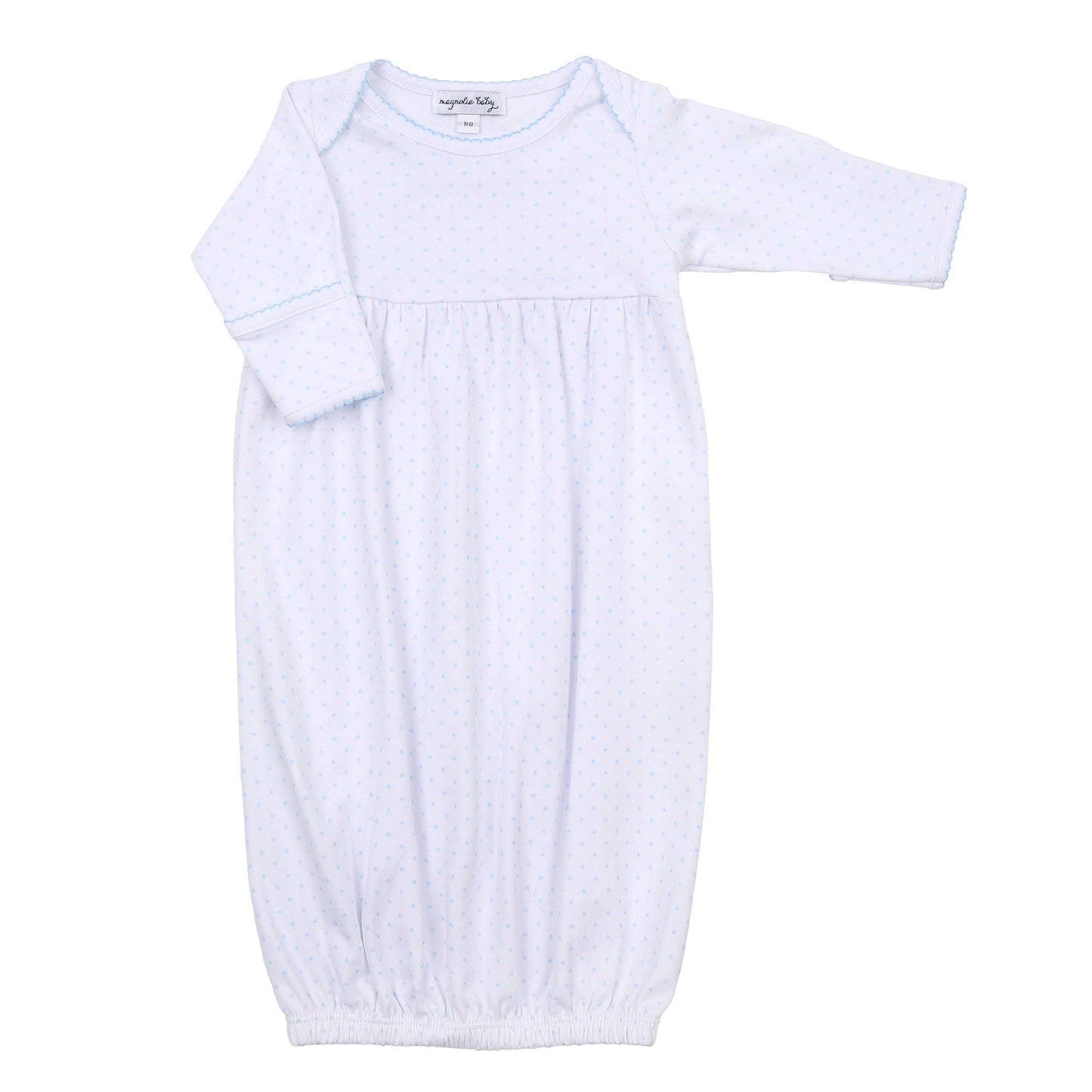 Mini Dots Gown - Blue: Blue