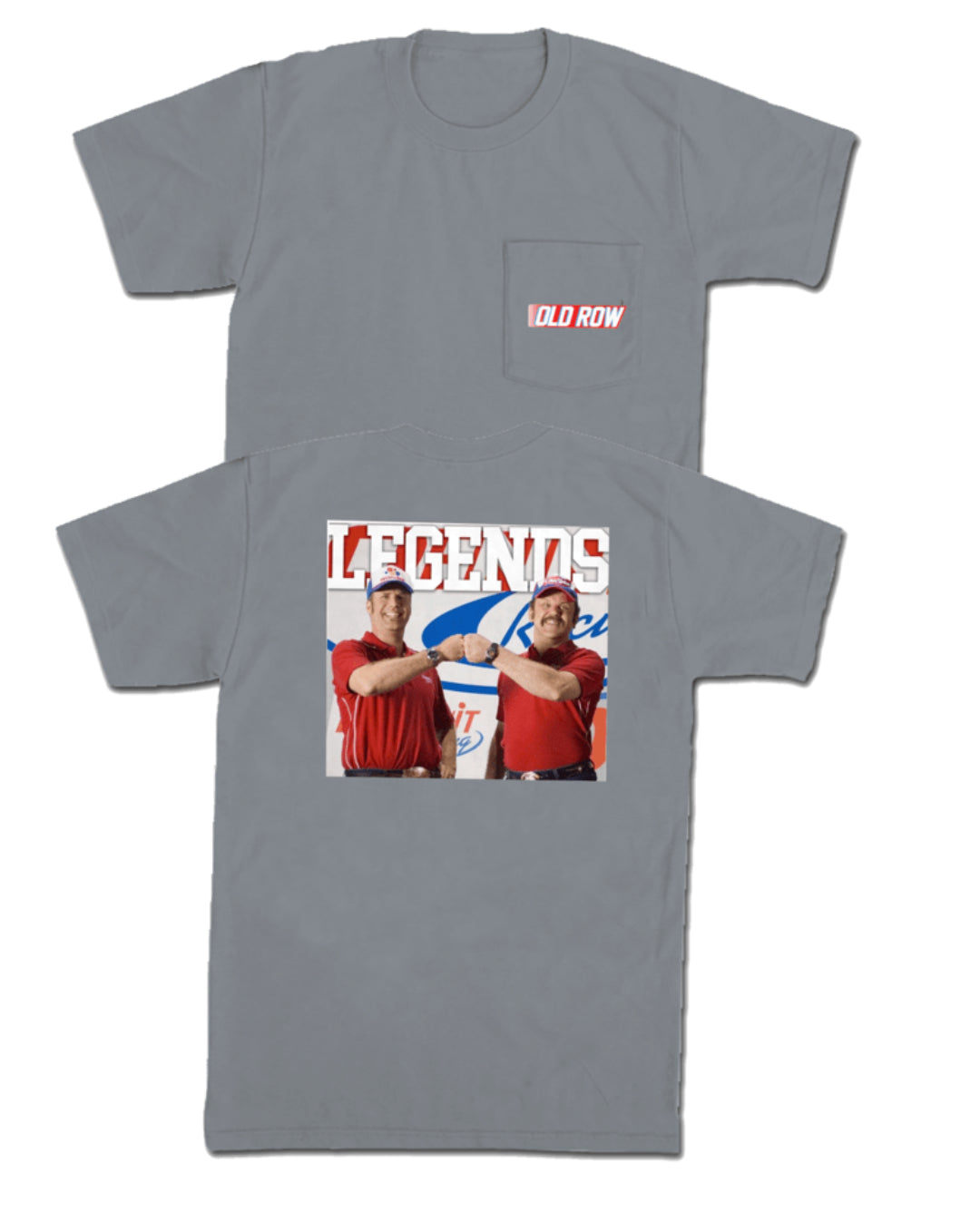 Old Row Shake and Bake Legend T-Shirt Gray