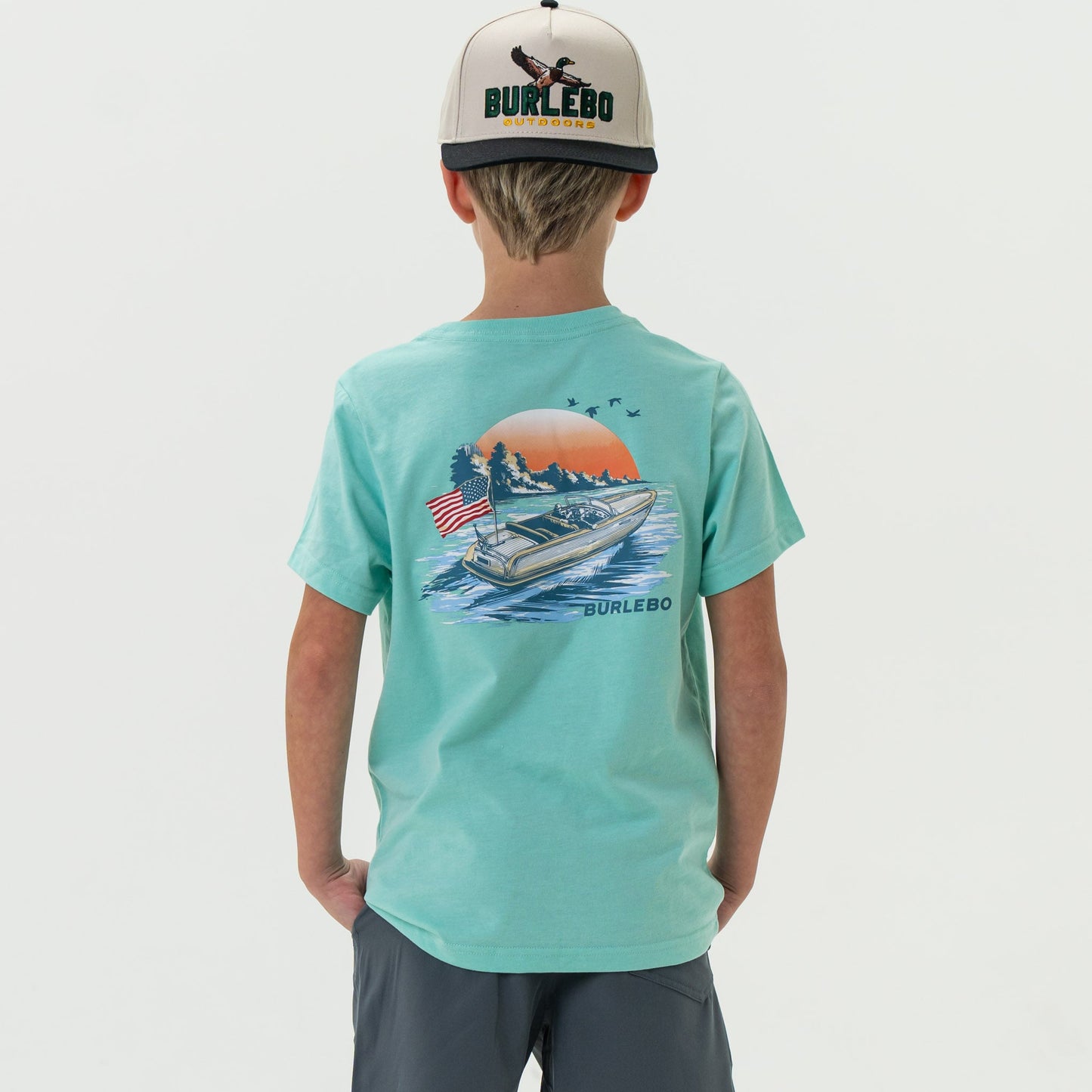Burlebo Youth Tee - Lake Weekend - Island Reef
