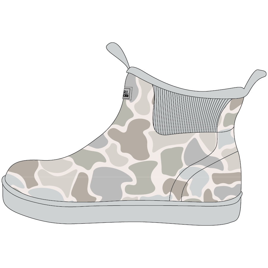 Local girl Rubber Boots salt water camo