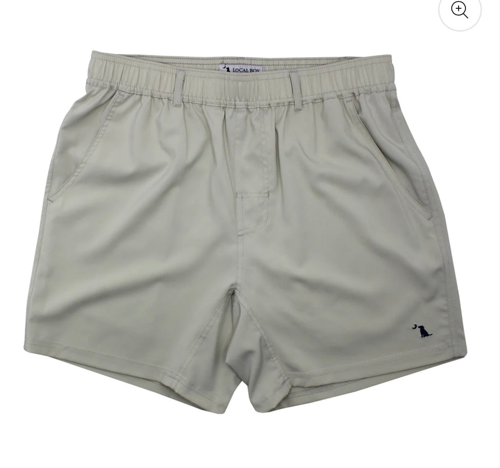Local Boy: Cool Grey volley Shorts