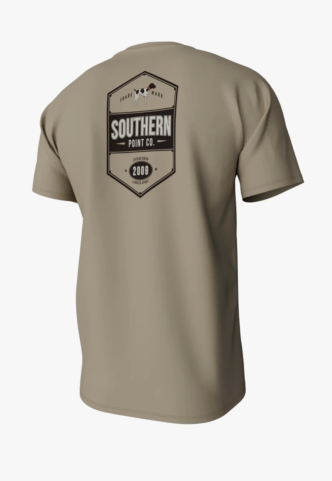 GREYTON BADGE SHORT SLEEVE POCKET TEE SANDSTONE southern point