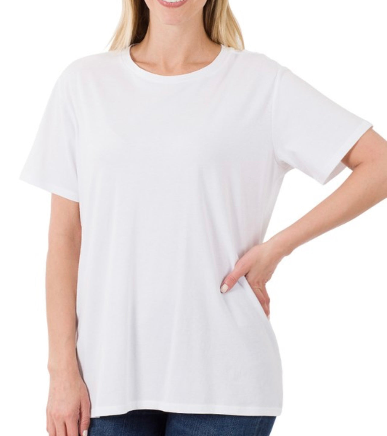 Cotton boyfriend fit tee