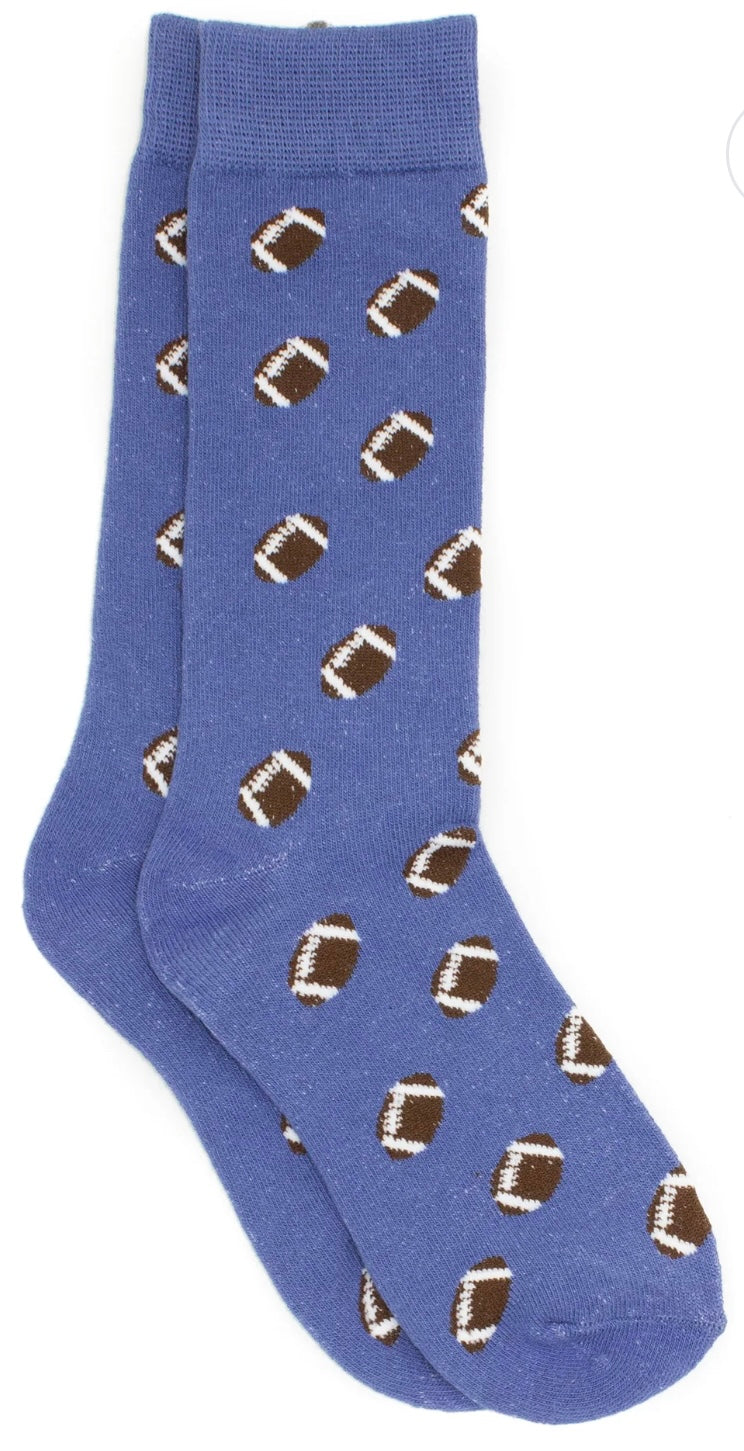 Properly tied football dress socks