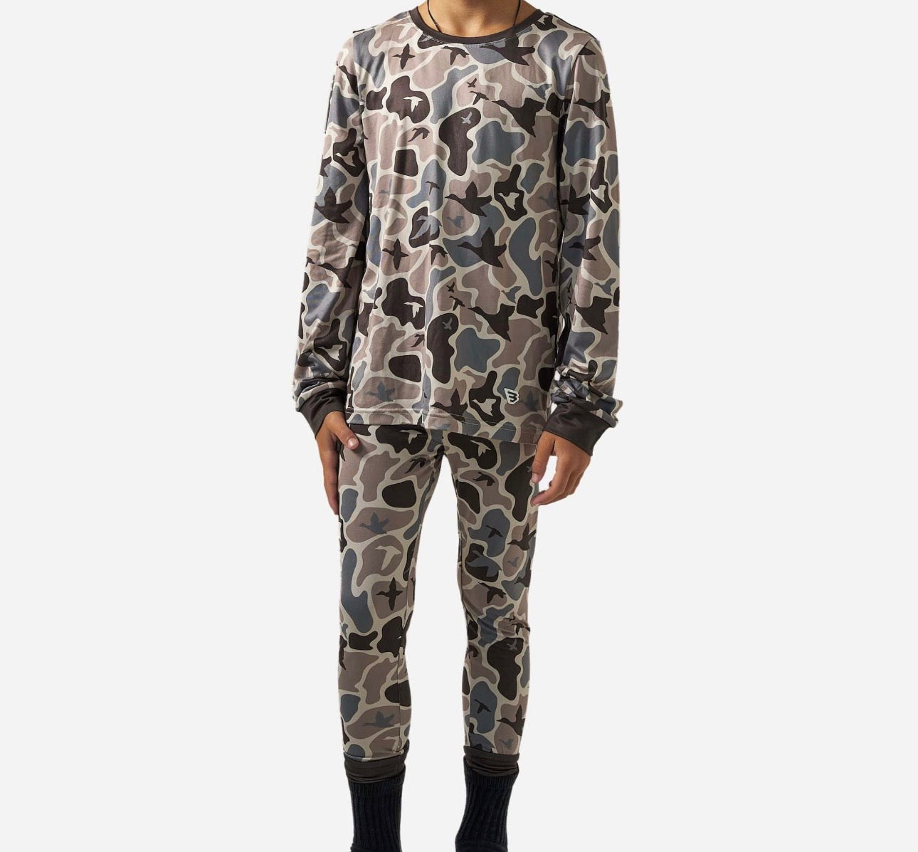 Burlebo youth pajama set - mallard mayhem camo