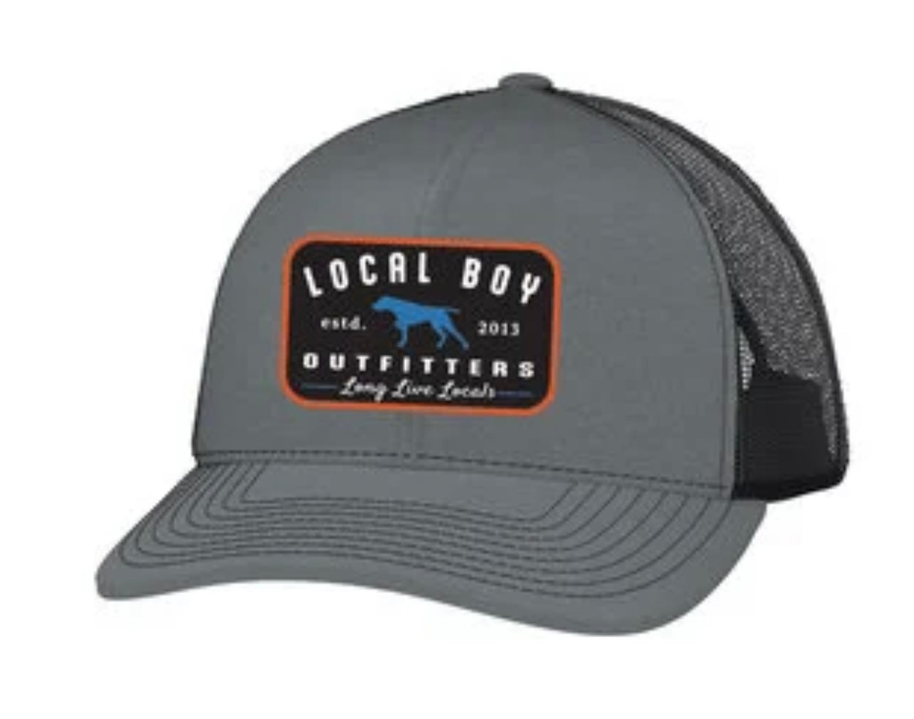 Local Boy Youth On the Prowl Trucker Hat Heather Grey/Black