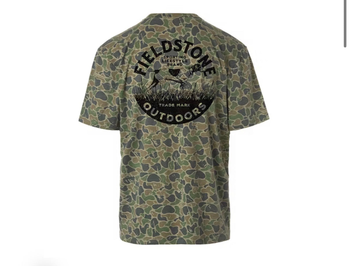 Fieldstone Youth Backwoods Camo Preserve Tee