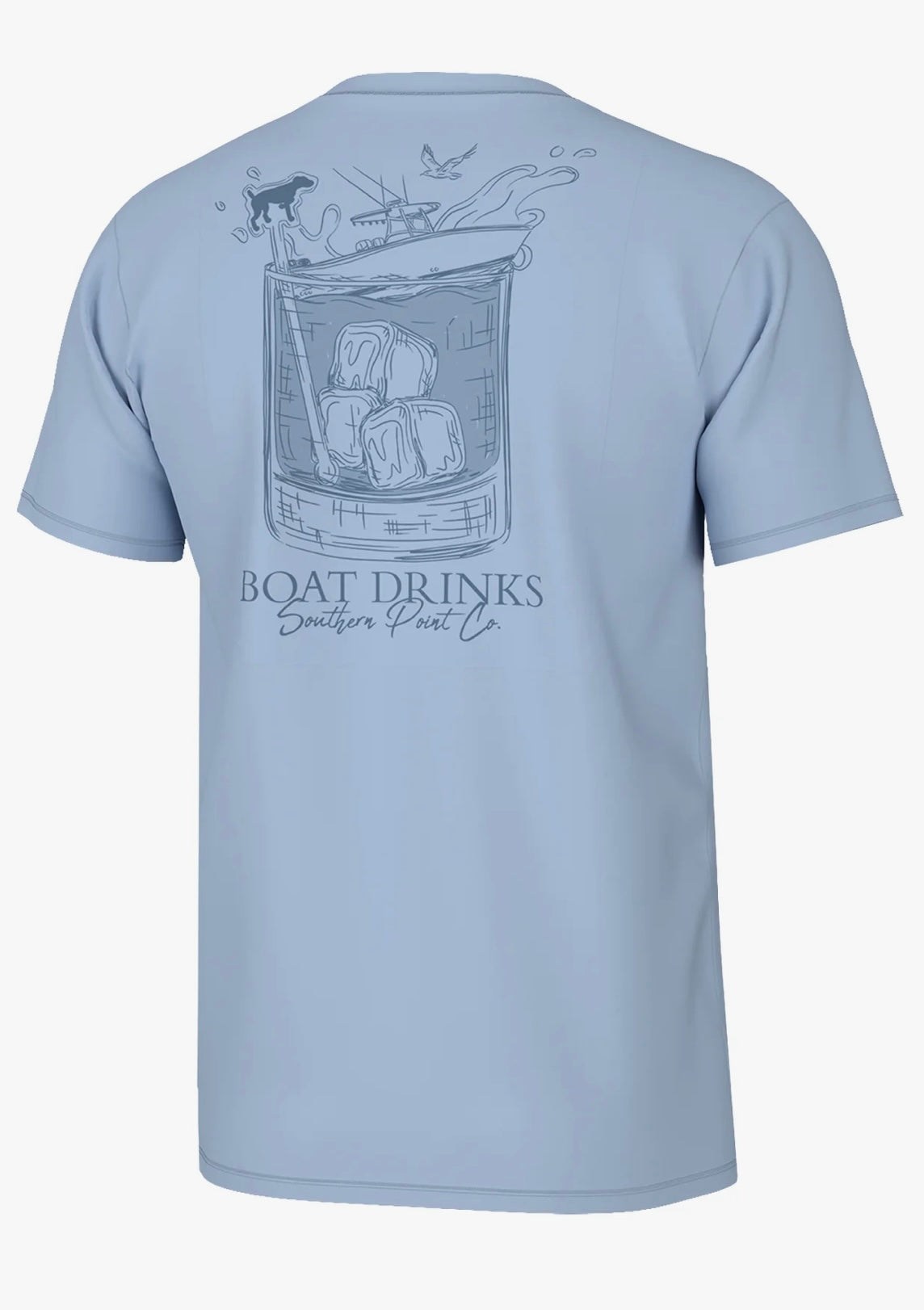 Southern point BOAT DRINKS SHORT SLEEVE TEE