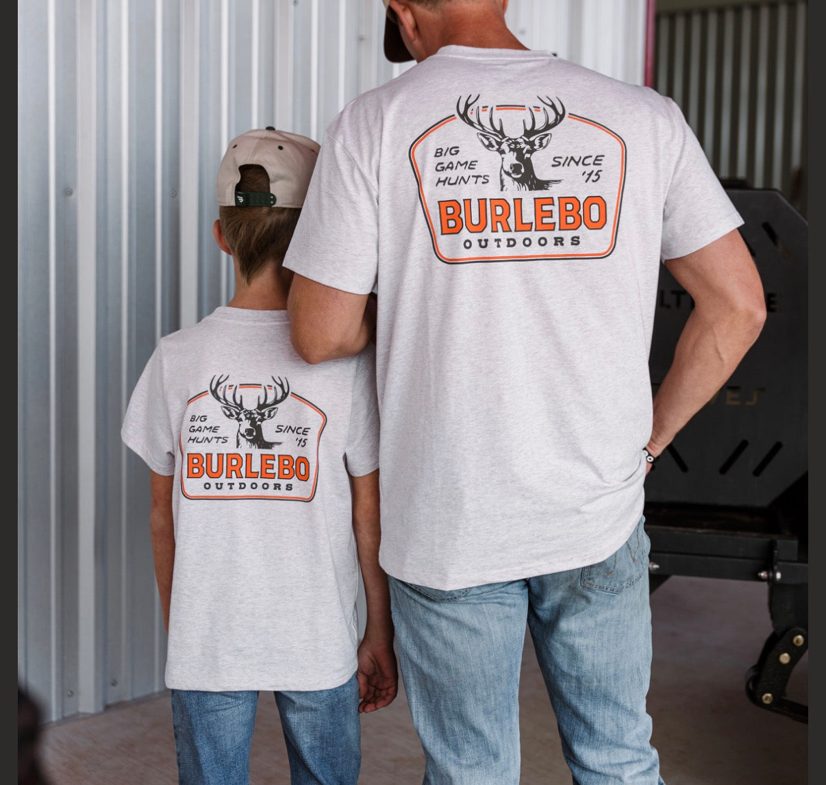 Burlebo youth ss tee - big games hunts - oatmeal
