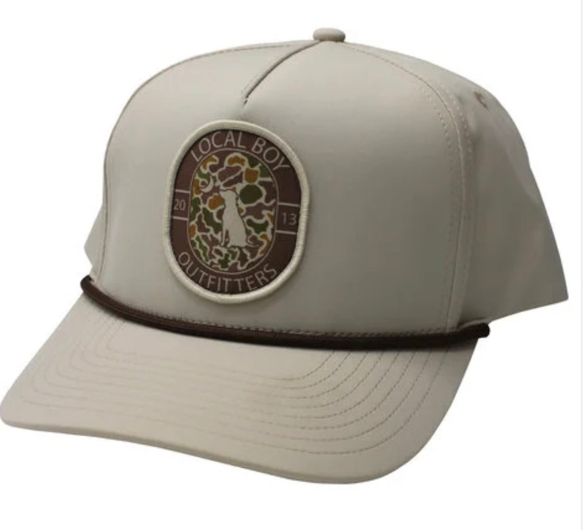 Local Boy Vintage Crest HC Rope Hat Light Khaki
