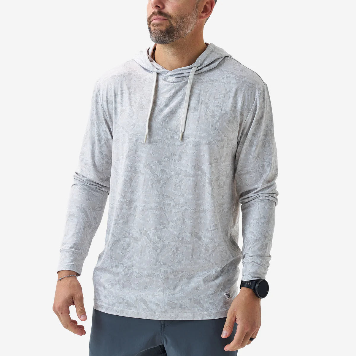 Burlebo Performance Hoodie - Digi Camo - Ivory