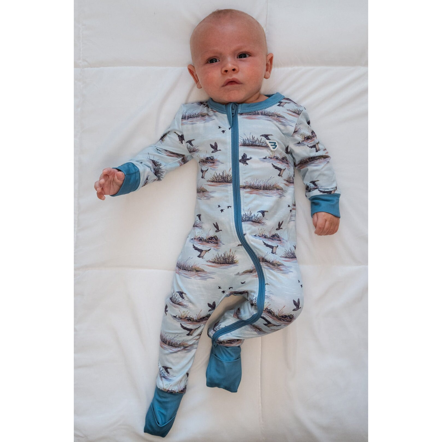 Burlebo Baby Zip Up - Duck Hunt