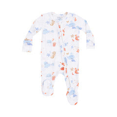 Angel dear 2 Way Zipper Footie - Coastal ABCs