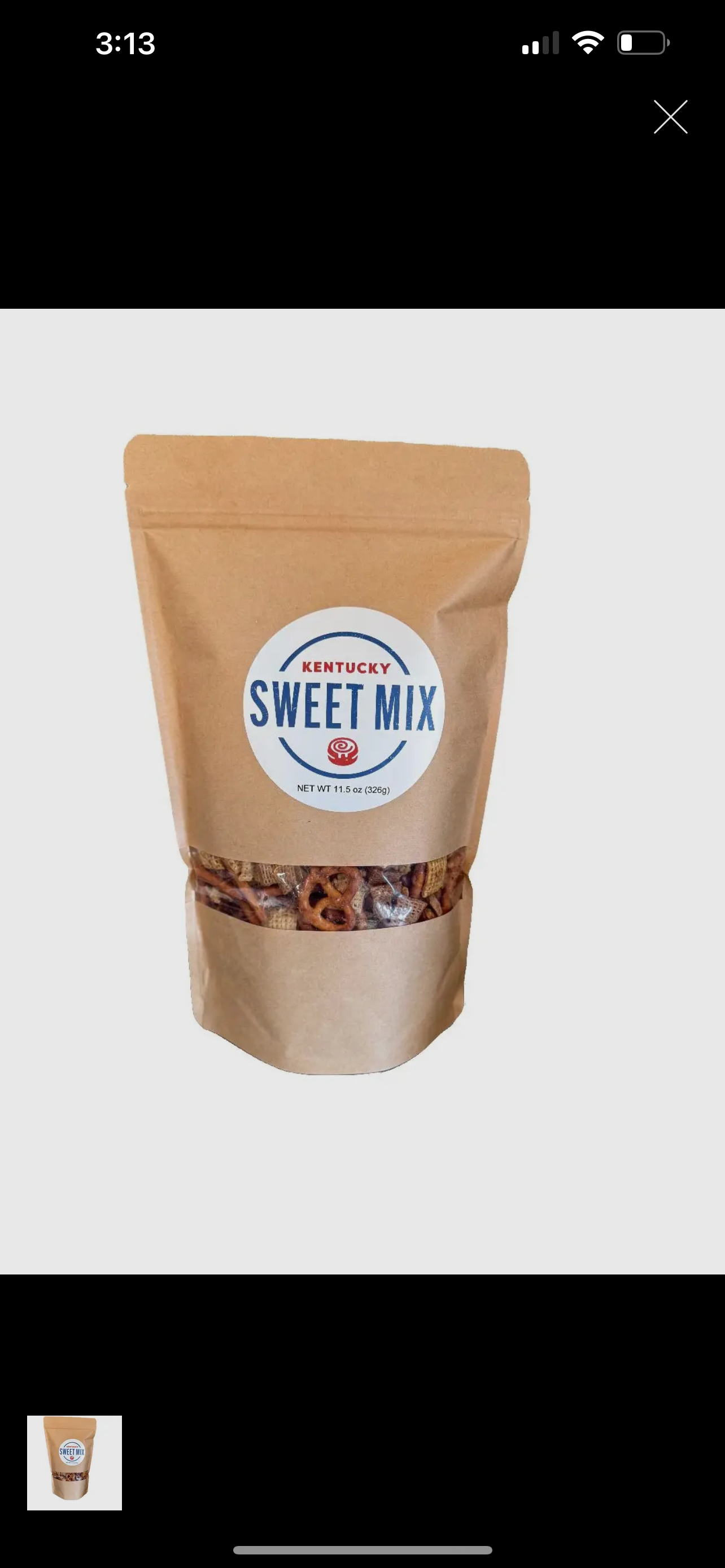 Kentucky sweet mix medium bag