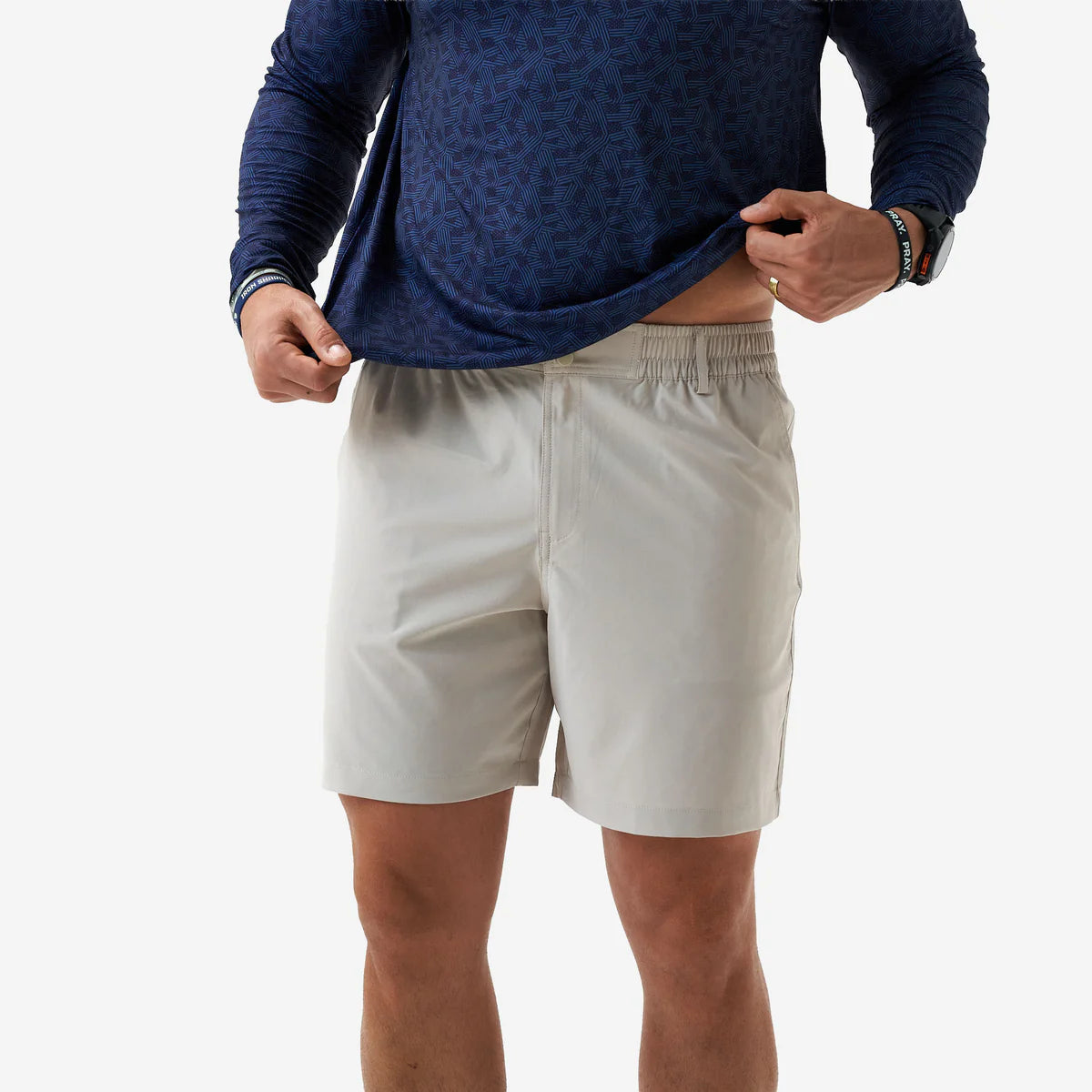 Burlebo Everyday Short - Cobblestone Khaki - Duck Hunt Pocket 5.5in