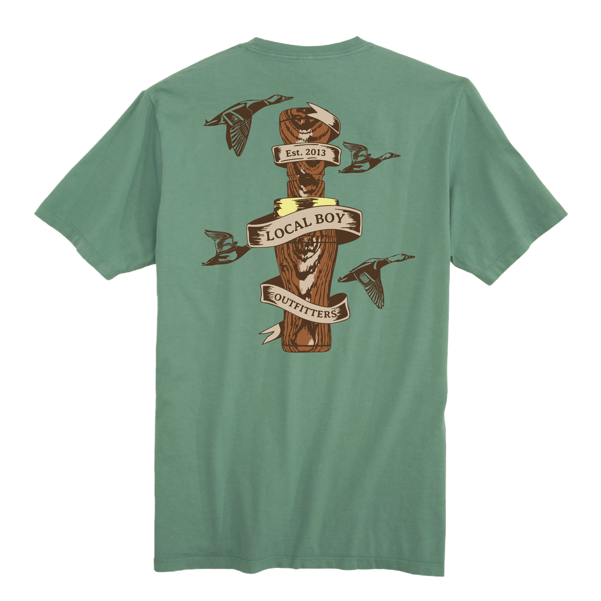 Local boy youth Wooden Call ss tee