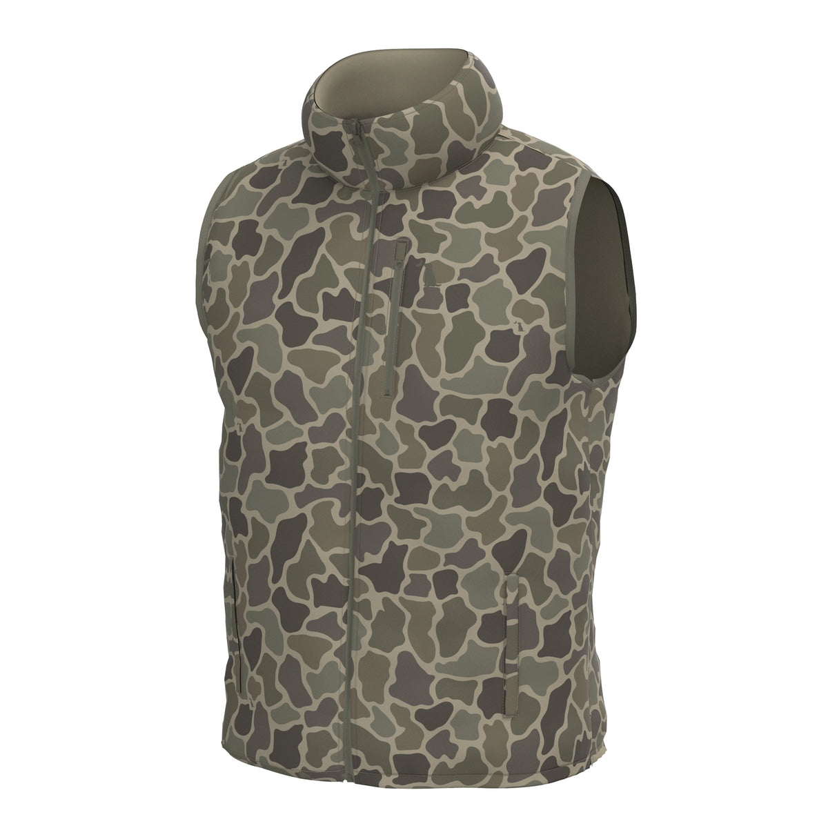 Local boy Duck Down Vest - brush camo