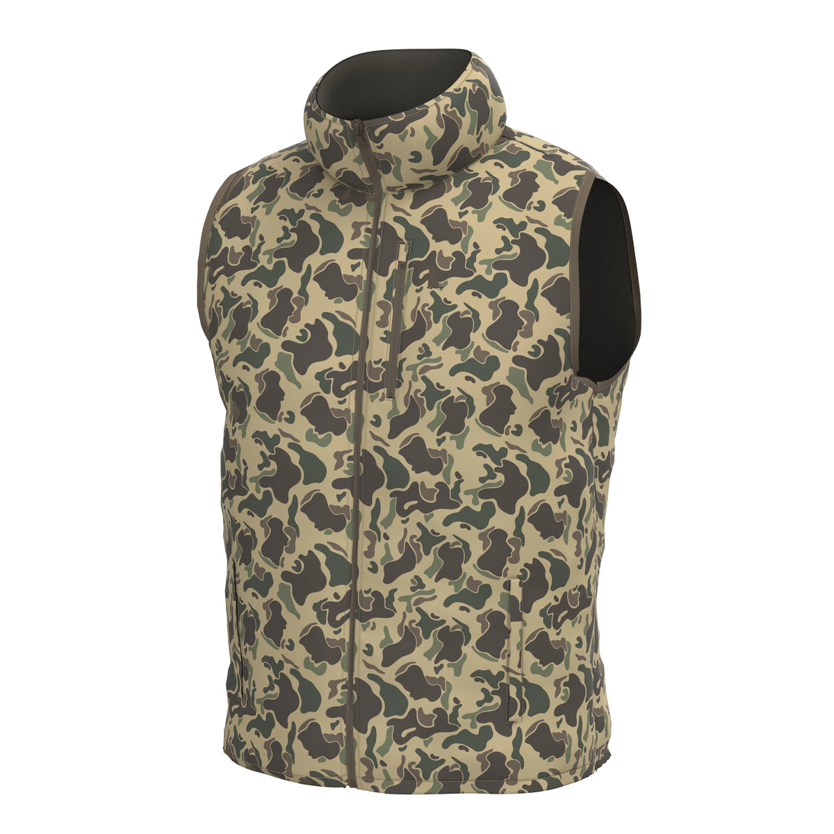 Local boy Duck Down Vest - retro camo
