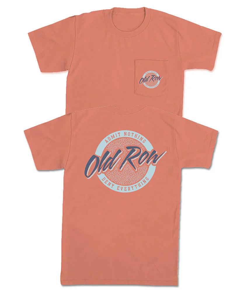 Old Row - Circle Logo Pocket Tee terracotta 