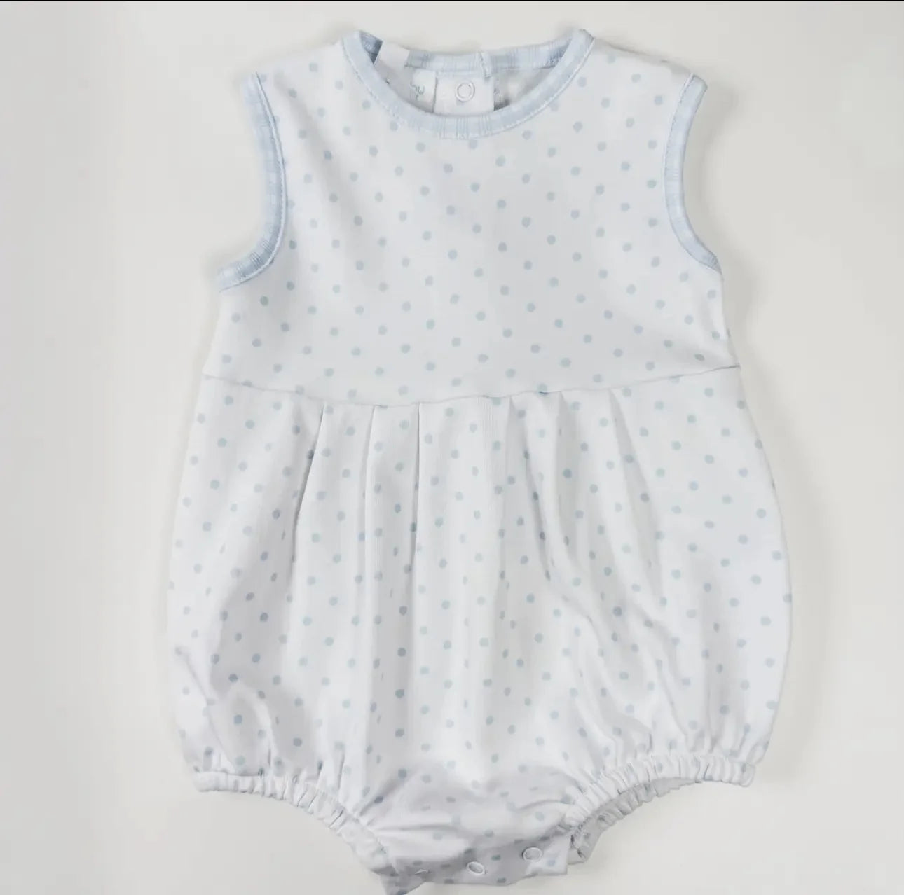 Magnolia Baby Gingham Dots Sleeveless Bubble