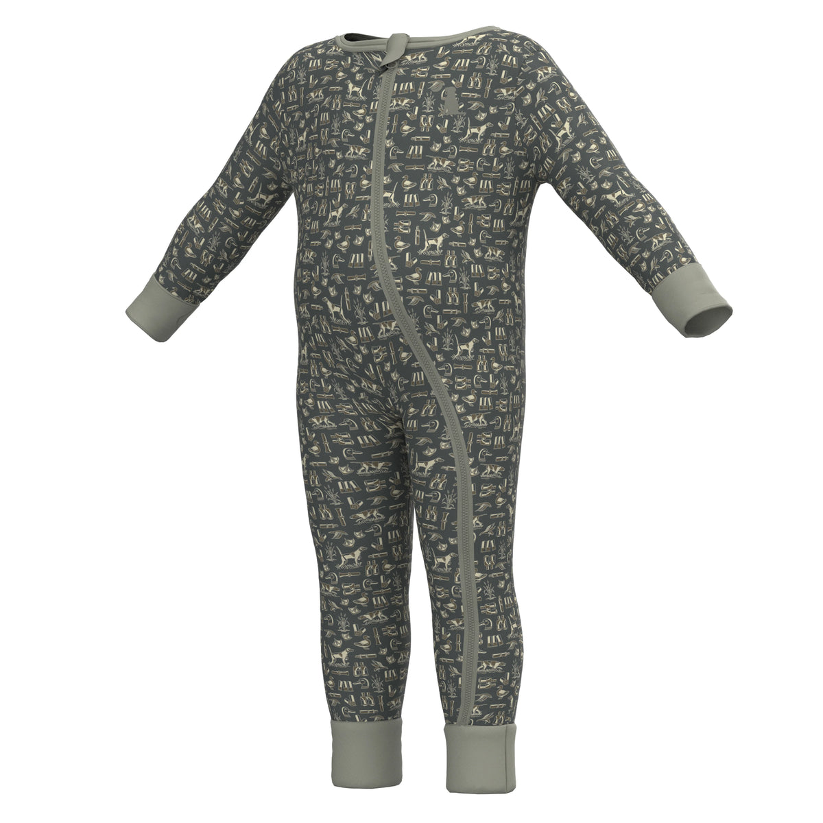 Local boy Baby Bodysuit - brown