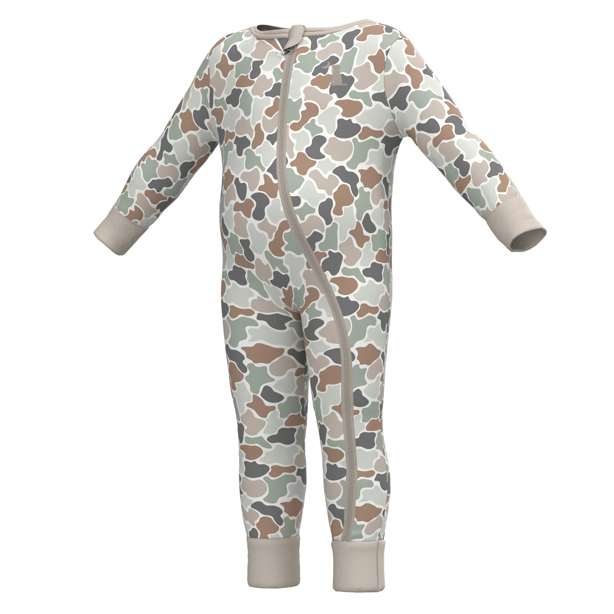 Local boy Baby Bodysuit - forest camo flora