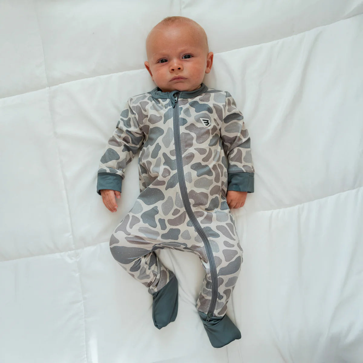 Burlebo Baby Zip Up - Classic Deer Camo