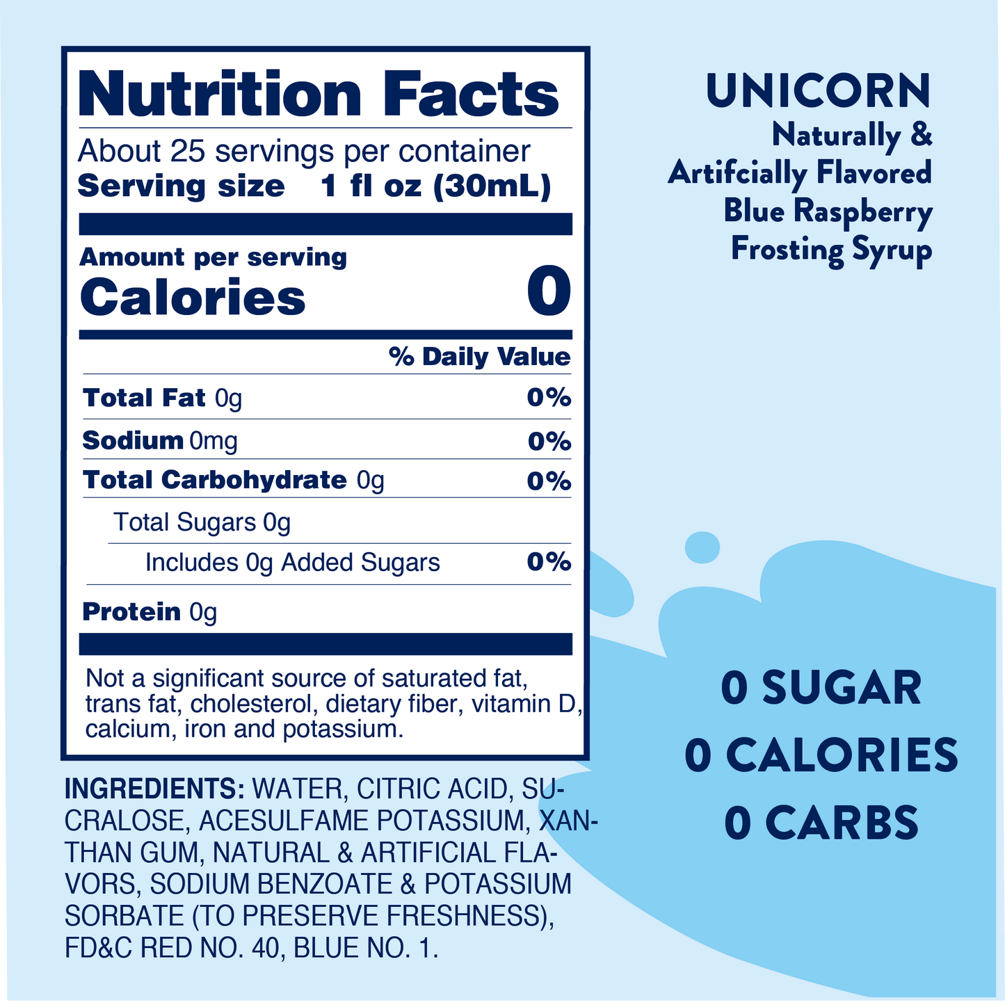 Sugar Free Unicorn™ Skinny Syrup