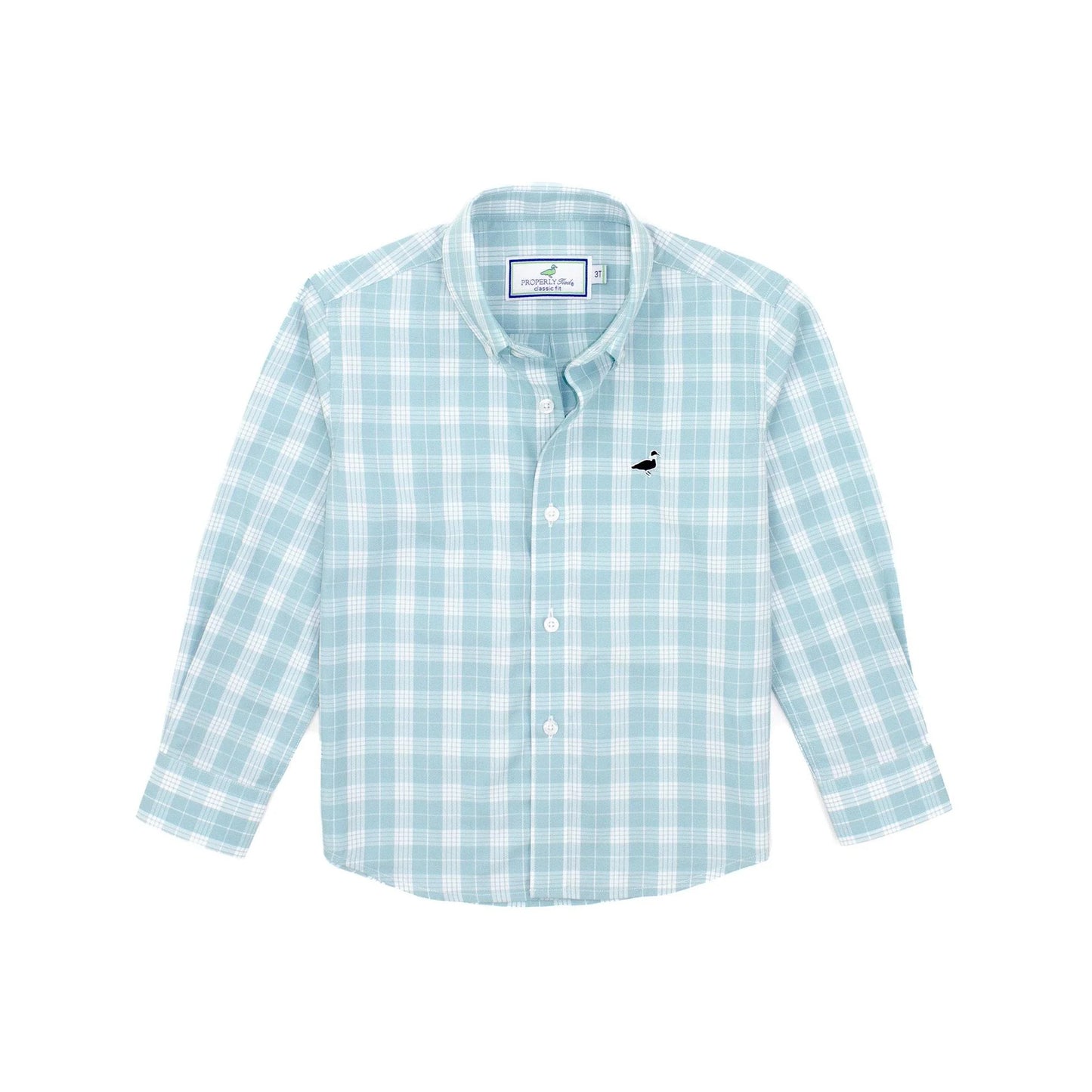 Properly Tied- Boys Seasonal SportShirt Spanish Moss