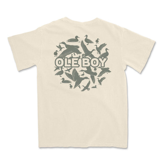 OLE BOY: Circle Duck Pocket Tee