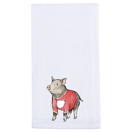 Wild Hog Tea Towel