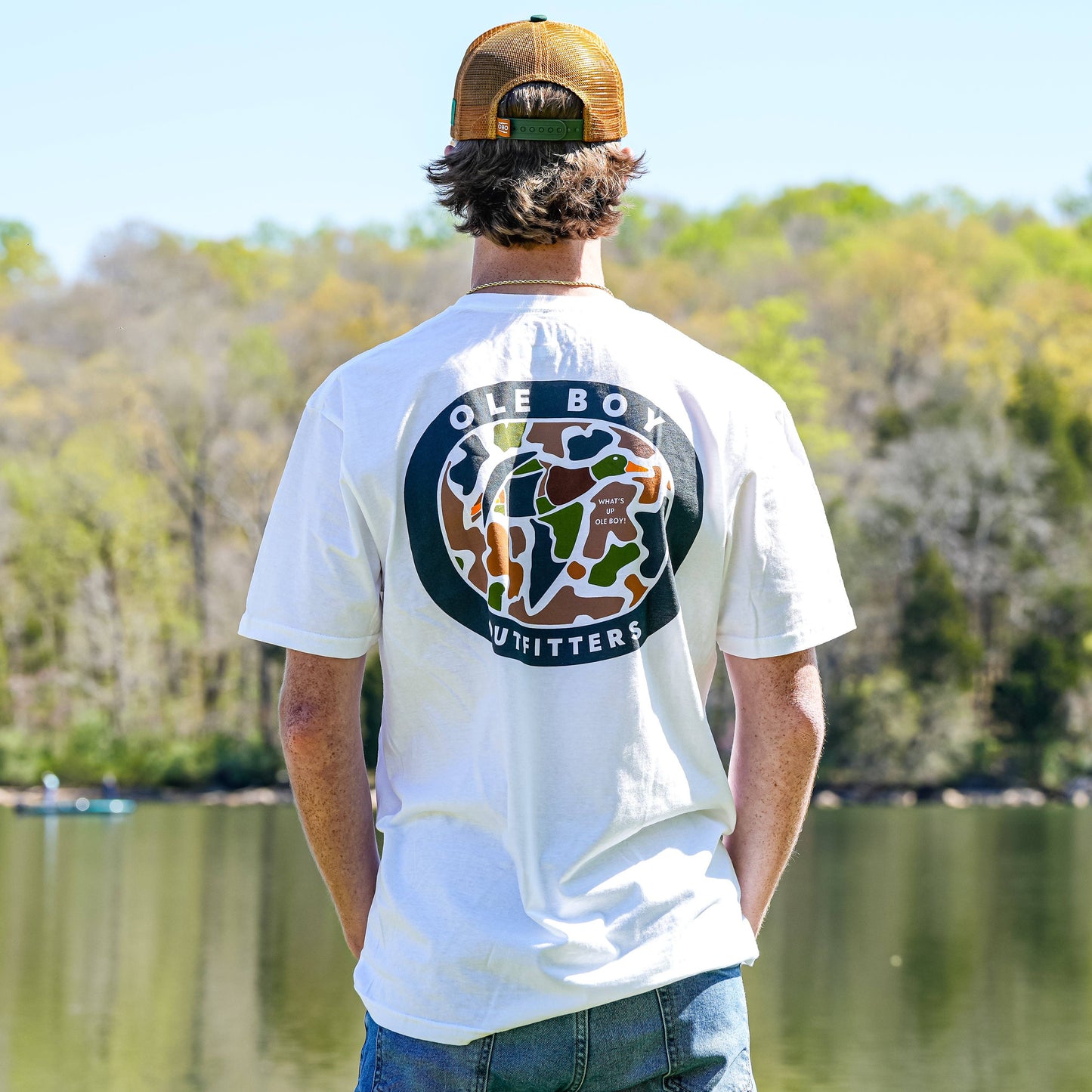 OLE BOY: Camo Mallard Tee