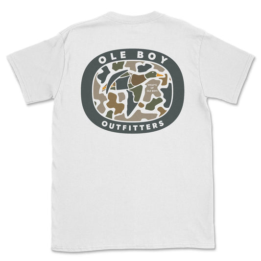 OLE BOY: Camo Mallard Tee