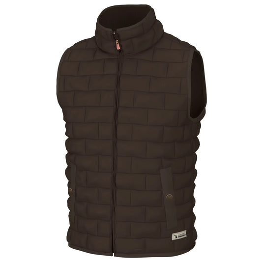 Local boy brick quilted vest