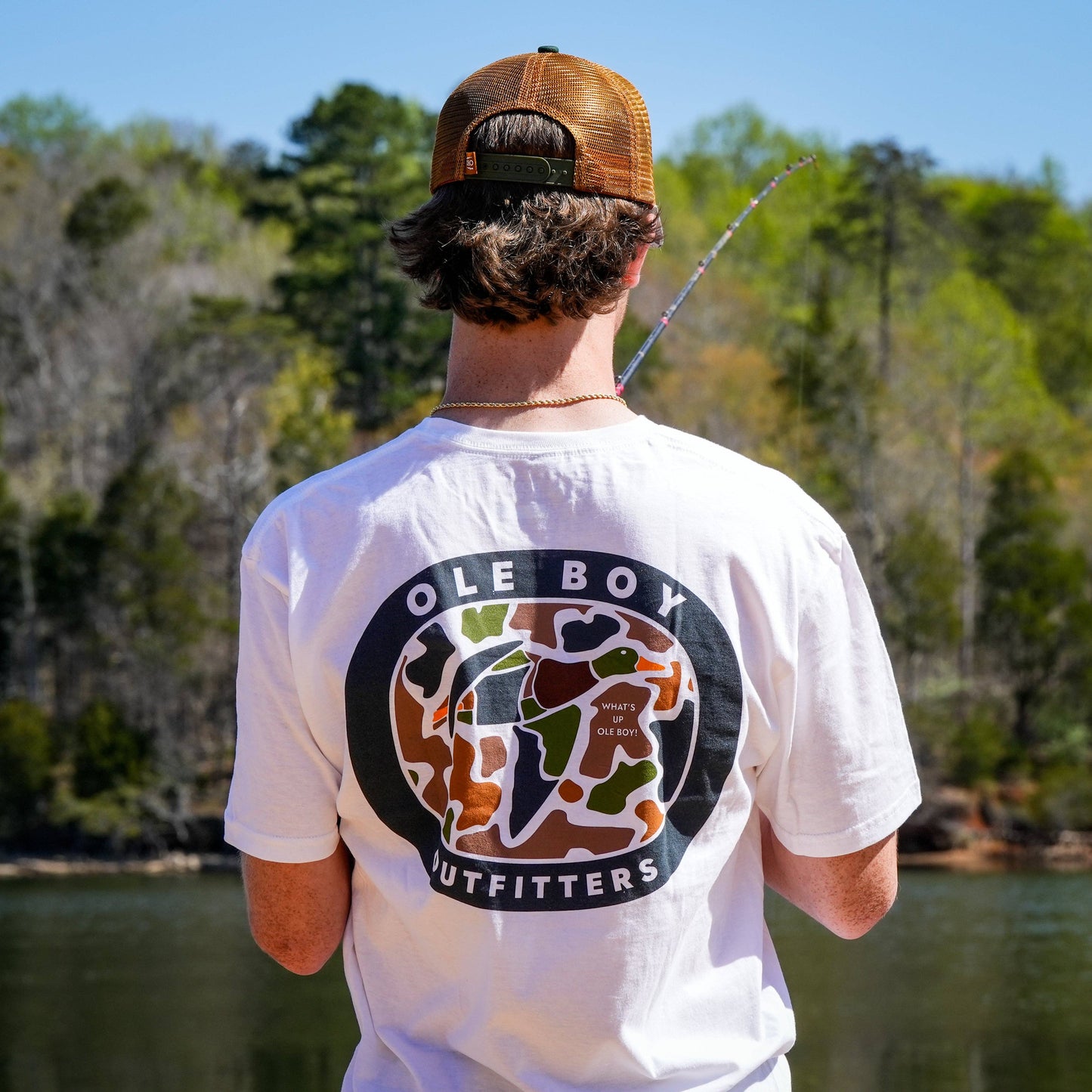 OLE BOY: Camo Mallard Tee