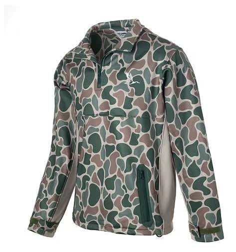 Roost | Quarter Zip Fleece Pullover - Camo