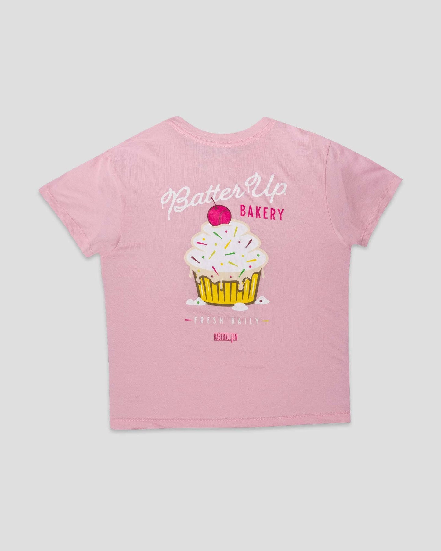 Batter Up Bakery Confetti Cupcake Youth T-Shirt: Youth Large