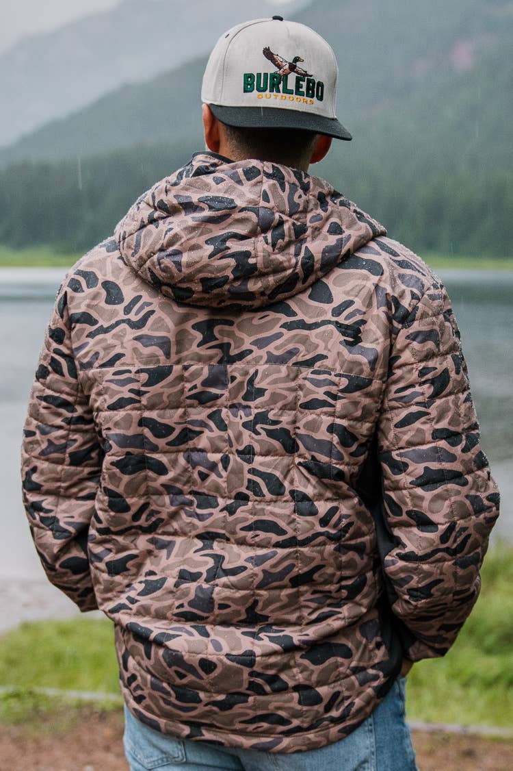 Burlebo Puffer Jacket - Gauge Camo