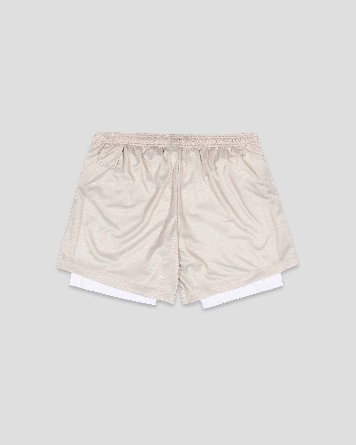 Diamond Air Liner Mesh Training Shorts (Cream)