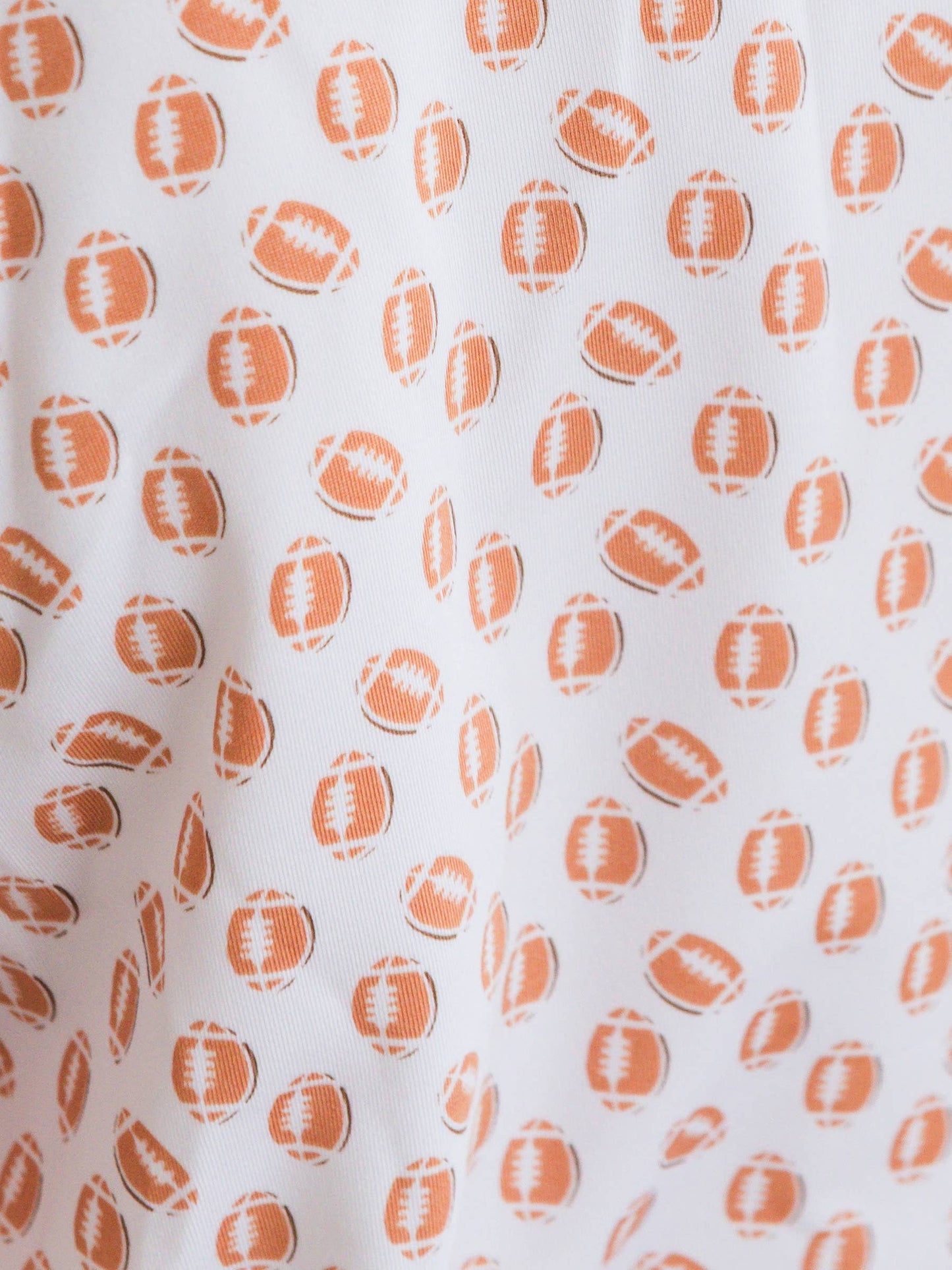 Boys Football Frenzy Knit Short Sleeve Performance Polo: White
