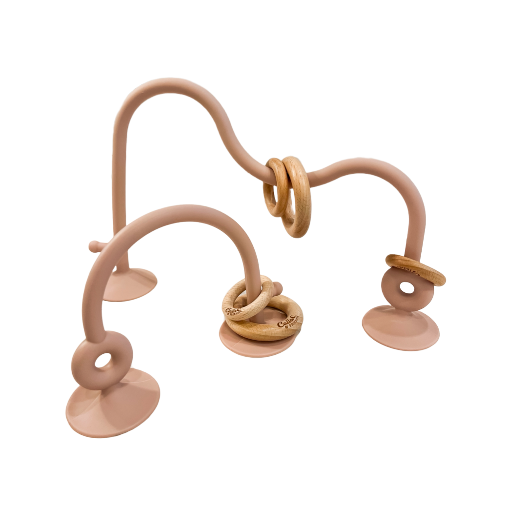 On-the-Go Suction Table Toy: Petal Pink