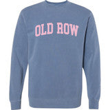 Old Row Pigment Dyed Crewneck Sweatshirt in Blue