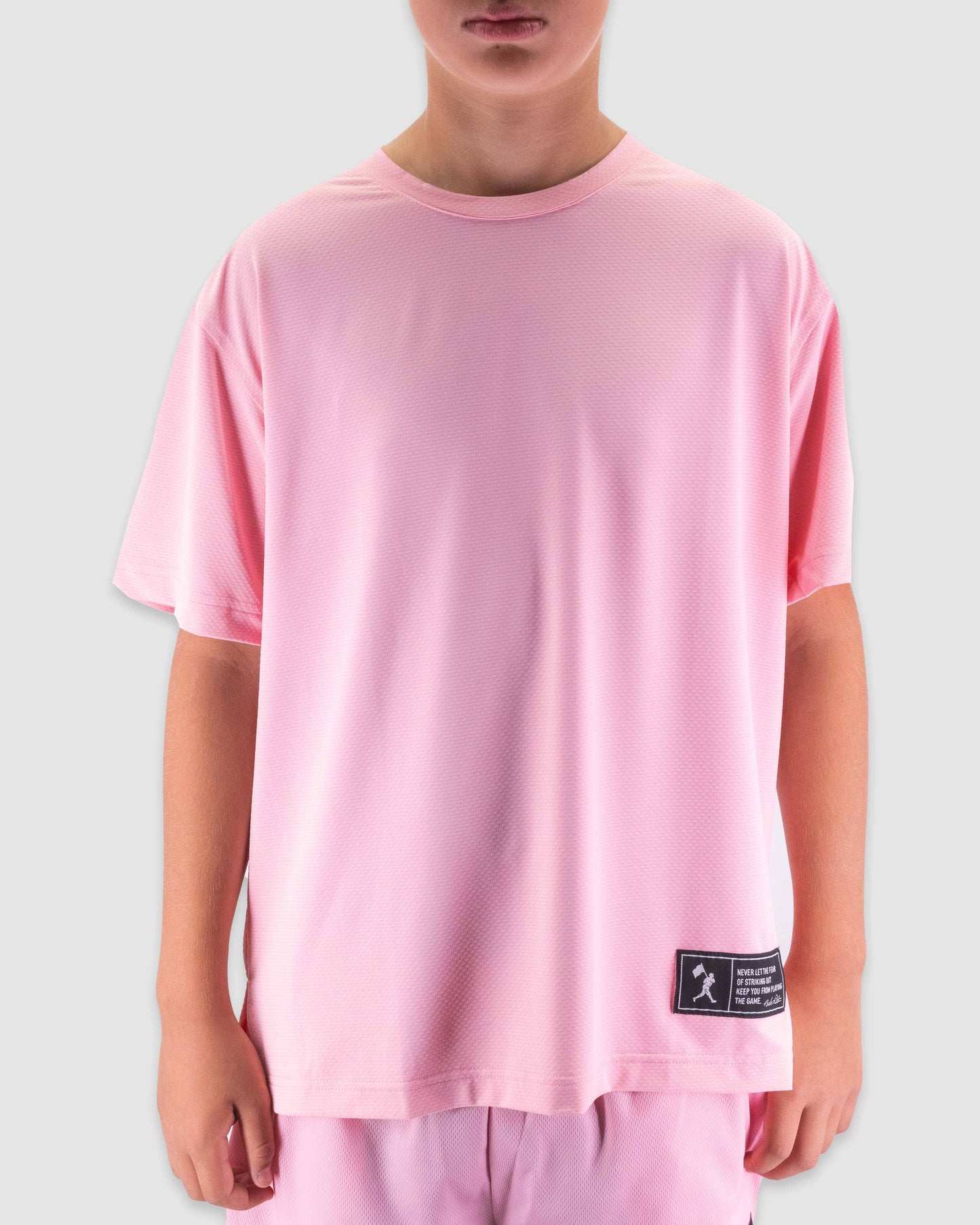 Diamond Flex Lite Oversized Training Tee (Pink)