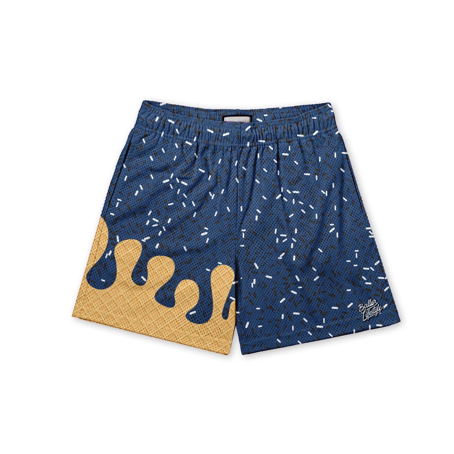 Baseball Ice Cream Drip Shorts NAVY