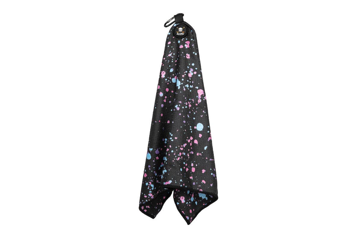 Shank it golf Paint Splatter Magnetic Golf Towel: Paint Splatter